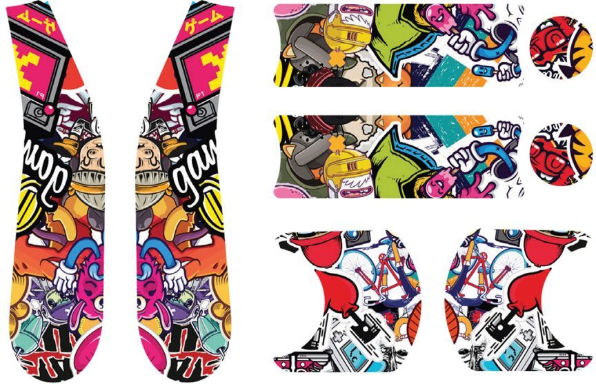 Doona Nálepky na třikolku Liki Sticker Bombs 2021 - obrázek 1