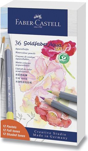 Faber-Castell Akvarelové pastelky Goldfaber Aqua Pastel 36 ks 114639 - obrázek 1