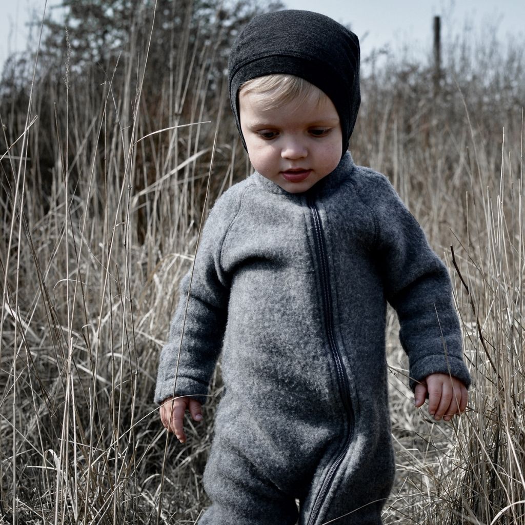 Mikk-Line kojenecký vlněný oblek OEKO - TEX Melange Grey 50005 Velikost: 62 - obrázek 1