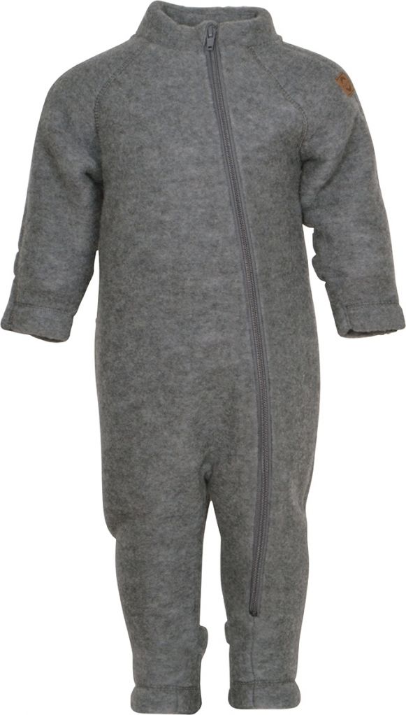 Mikk-Line kojenecký vlněný oblek OEKO - TEX Melange Grey 50005 Velikost: 62 - obrázek 2