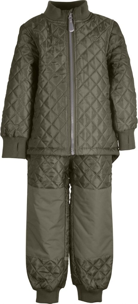 Mikk-Line dětský termo oblek Dusty Olive 4205 Velikost: 74 - obrázek 1