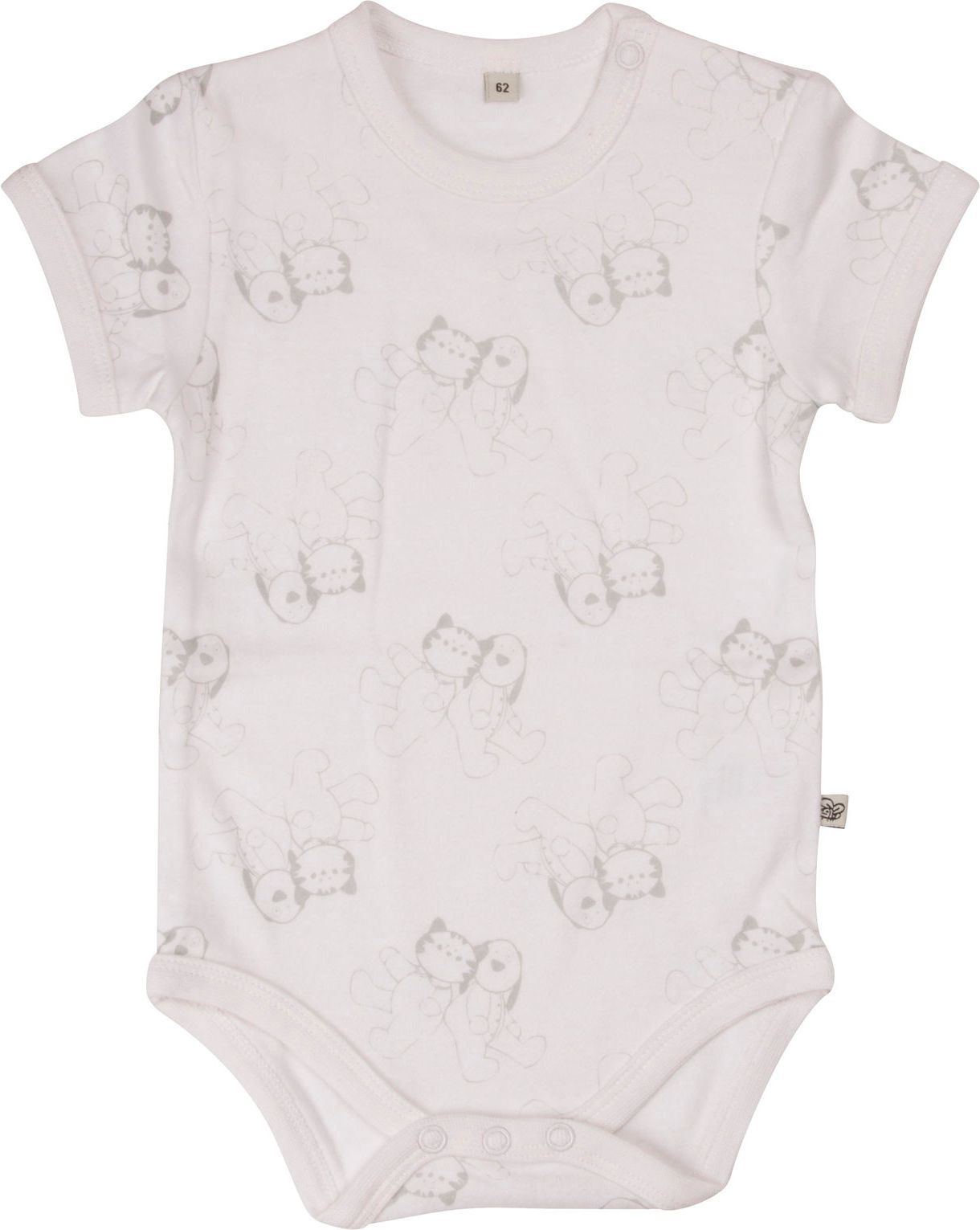 Pippi kojenecké body s krátkým rukávem OEKO - TEX set 4 ks 3820 - 200 Velikost: 50 - obrázek 5