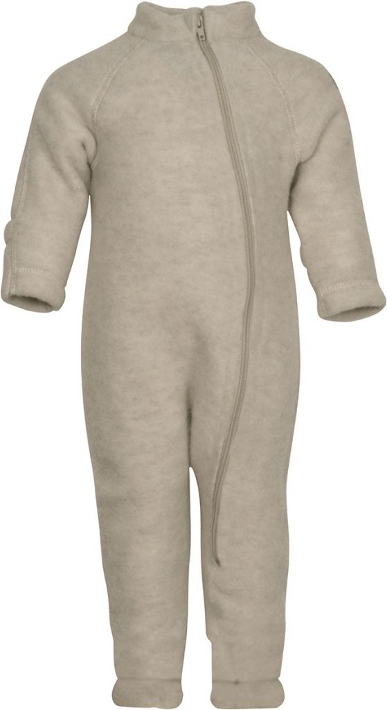 Mikk-Line kojenecký vlněný oblek OEKO - TEX Melange Offwhite 50005 Velikost: 56 - obrázek 3