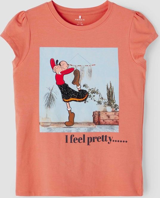 Popeye Triko dětské name it | Oranžová | Dívčí | 122/128 - obrázek 1