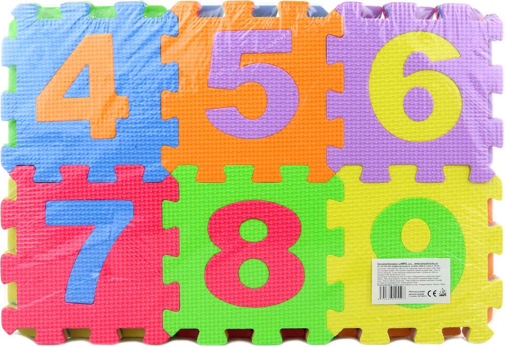 Baby puzzle pěnový koberec Čísla set 36ks měkké bloky vkládací - obrázek 1