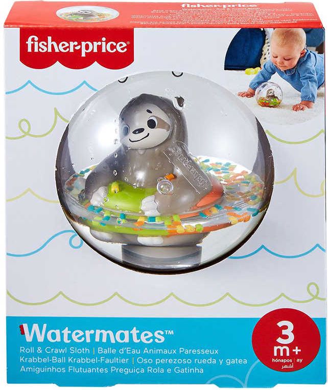 FISHER PRICE Baby zvířátko plovoucí v kouli ve vodě 3 druhy pro miminko - obrázek 2
