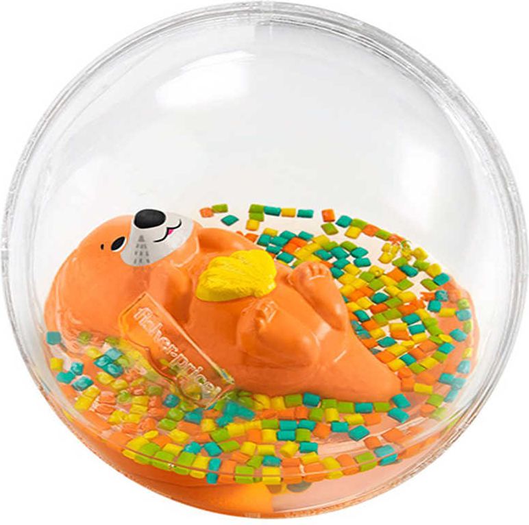 FISHER PRICE Baby zvířátko plovoucí v kouli ve vodě 3 druhy pro miminko - obrázek 4
