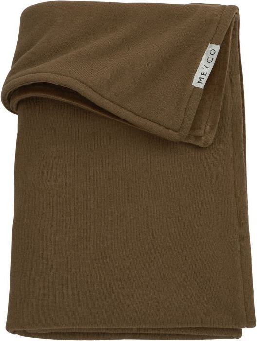Meyco Deka do kočárku/kolébky samet 75x100 cm Knit basic Chocolate 2021 - obrázek 1