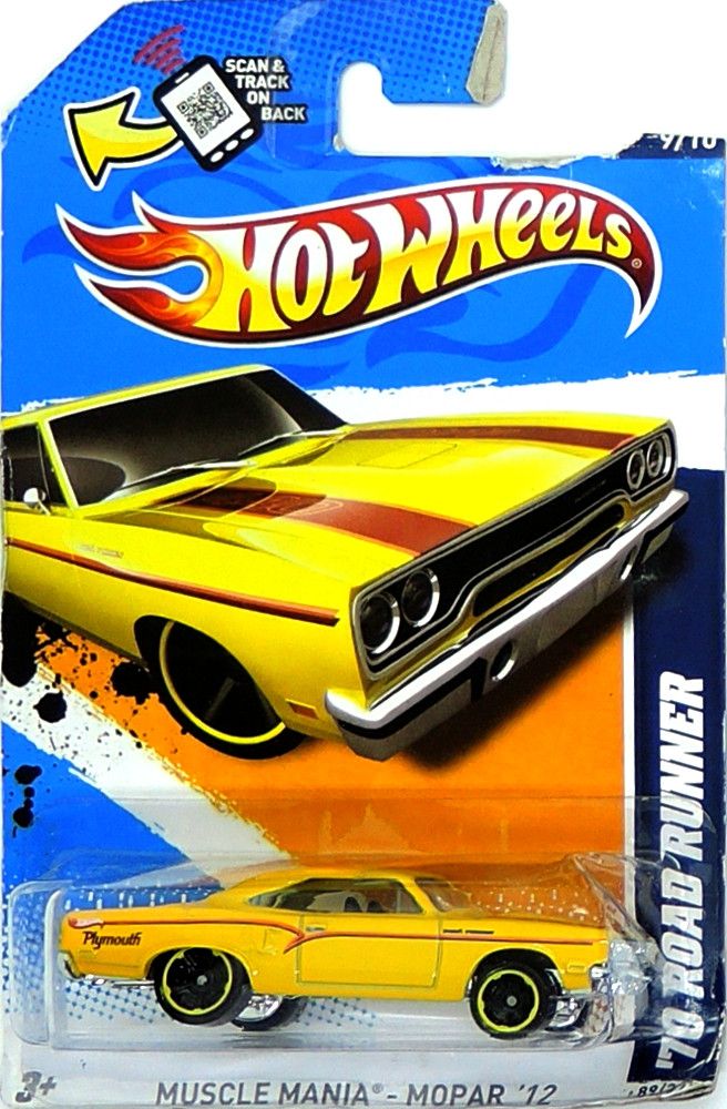 Mattel HOT WHEELS - '70 Road Runner Yellow (B5) - obrázek 1