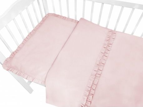 Baby Nellys 2-dílné bavlněné povlečení, Royal - růžové, Velikost povlečení 120x90 - obrázek 1