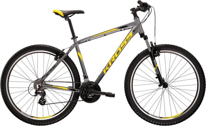 Kross Hexagon 2.0 27,5" - model 2022 grafitová/černá/žlutá - M (19'') - obrázek 1
