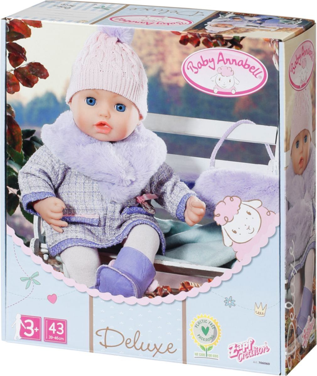 Baby Annabell Zimní souprava s kožíškem, 43 cm - obrázek 5