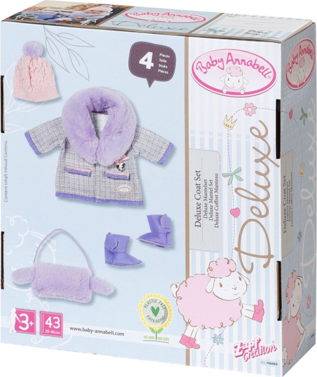 Baby Annabell Zimní souprava s kožíškem, 43 cm - obrázek 6