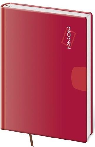 Diář týdenní Vario - Red A5 2022 / 14,5cm x 20,5cm / DV423-1-22 - obrázek 1