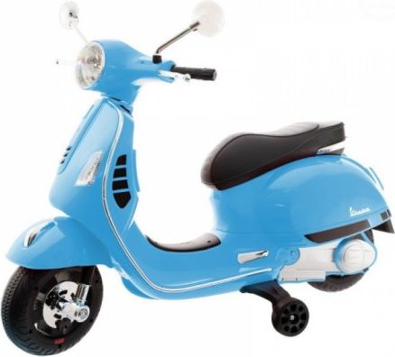 Euro Baby Akumulatorový skútr Vespa - modrý - obrázek 1