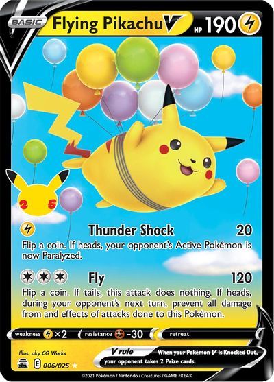 Flying Pikachu V /POKEMON - Celebrations - obrázek 1