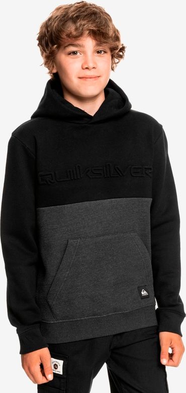 Emboss Hood Youth Mikina dětská Quiksilver | Černá | Chlapecké | 10 - obrázek 1