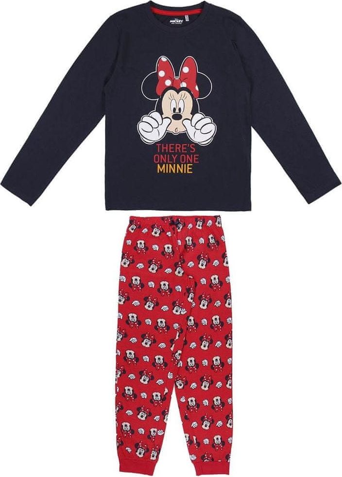 Disney dívčí pyžamo Minnie 2200008148 128 tmavě modrá - obrázek 1