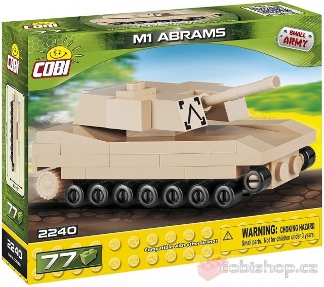 COBI 2240 Small Army Nano tank M1 ABRAMS - obrázek 1