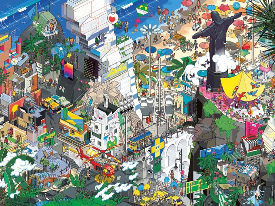 Heye Puzzle Rio, eBoy 1500 dílků - obrázek 1