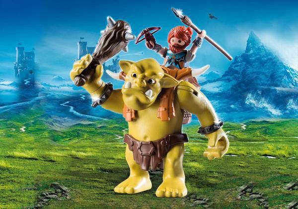 PLAYMOBIL Obří trol s batohem na trpaslíky 9343 - obrázek 2