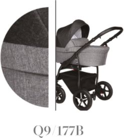 Baby Merc Q9 Dark Grey/Black 2021 - obrázek 1