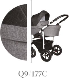 Baby Merc Q9 Dark Grey/White 2021 - obrázek 1