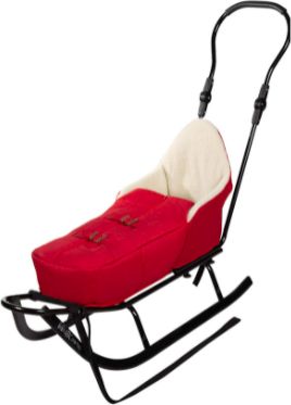 Baby Merc Fusák do sáněk Eskimos Red 2021 - obrázek 1