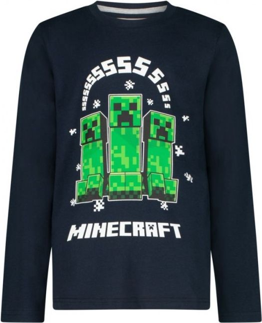 MOJANG official product - Chlapecké / dětské tričko s dlouhým rukávem Minecraft - Creeper 152 - obrázek 1