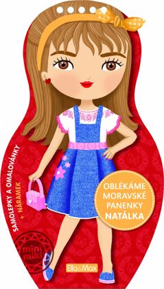 Presco Group Oblékáme moravské panenky NATÁLKA Omalovánky - obrázek 1