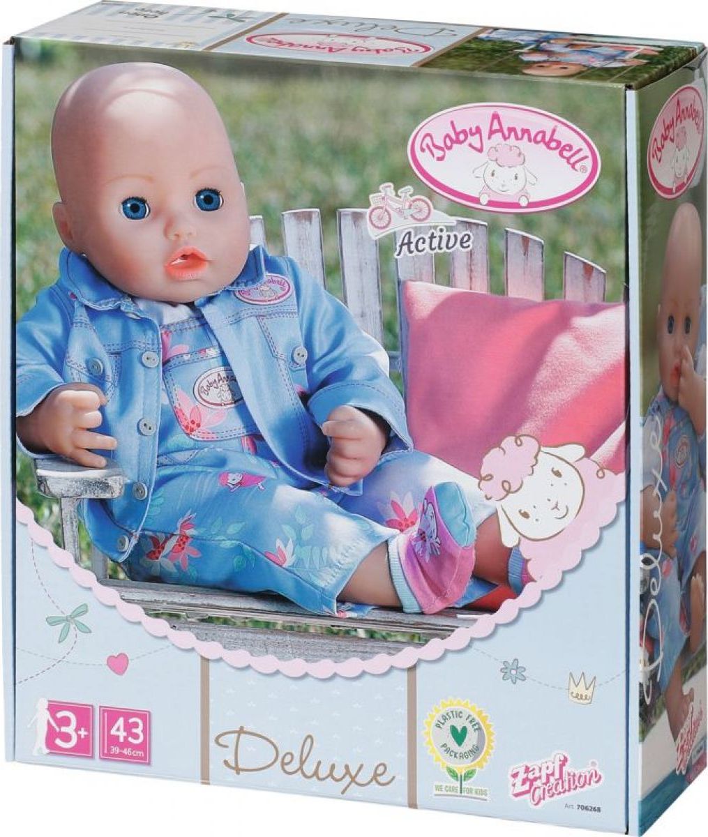 Baby Annabell Džínové oblečení Deluxe, 43 cm 706268 - obrázek 7