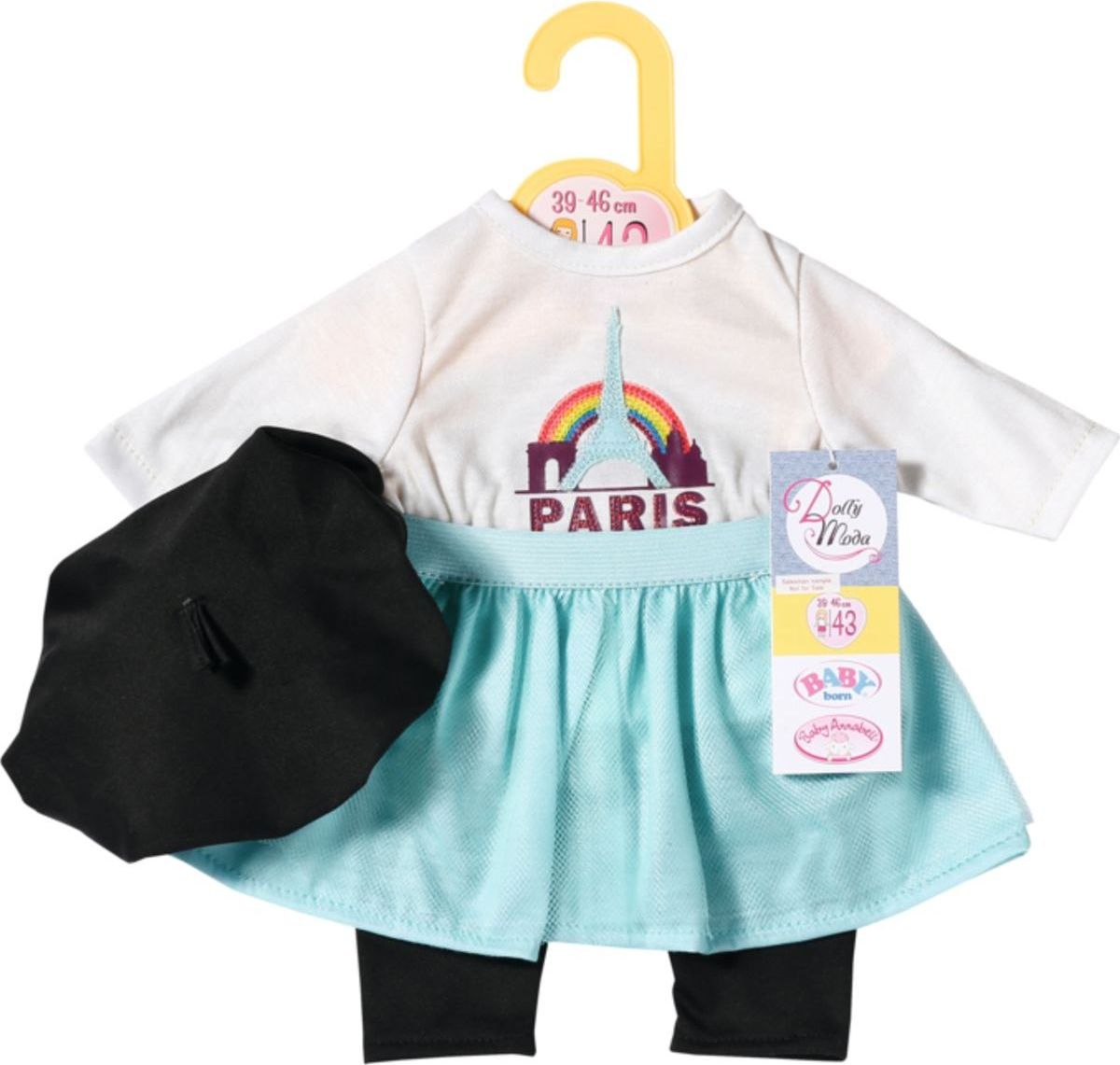 Dolly Moda Oblečení Paříž, 43 cm - obrázek 6