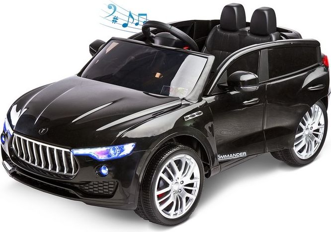 TOYZ Elektrické autíčko Commander-2 motory - Černá - obrázek 1
