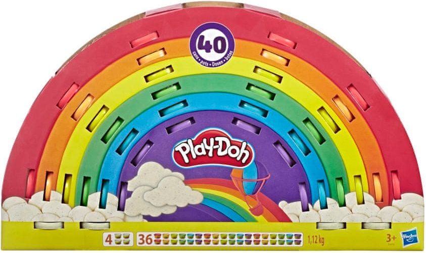 Play-Doh Ultimátní Duhové balení 40 ks - obrázek 1