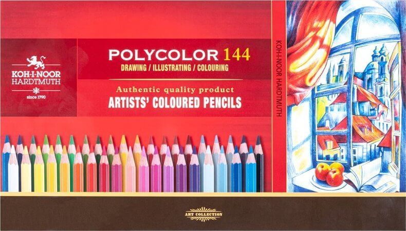 Koh-i-Noor 3828 144 ks umělecké pastelky Polycolor - obrázek 1