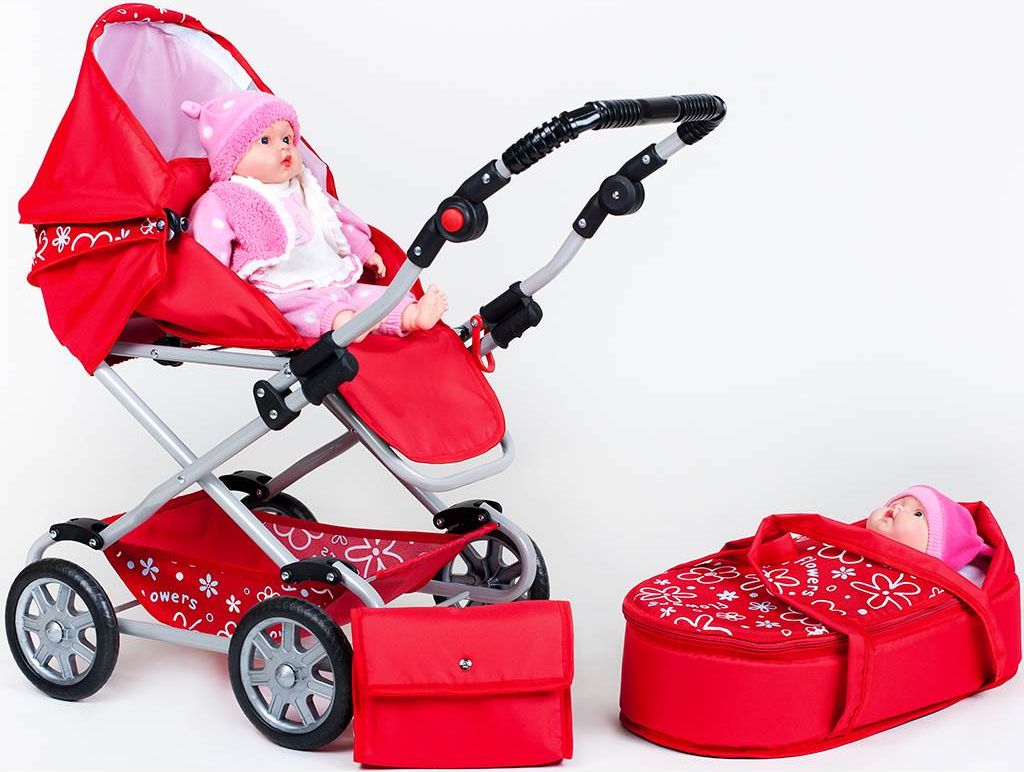 New Baby 2v1 Monika červený - obrázek 2