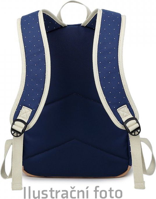 Dámský studentský batoh Canvas TopBags dot - Beige 19 l - obrázek 3