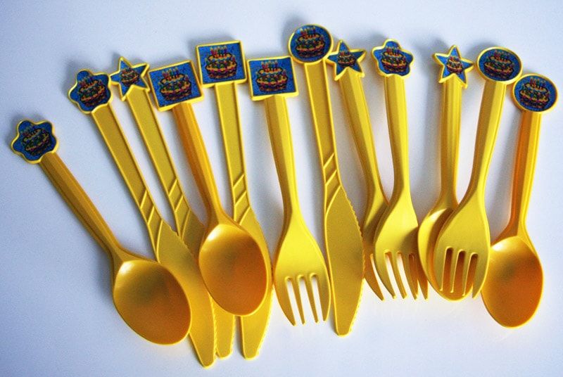 Popron Příbory žluté Cirkus - obrázek 2