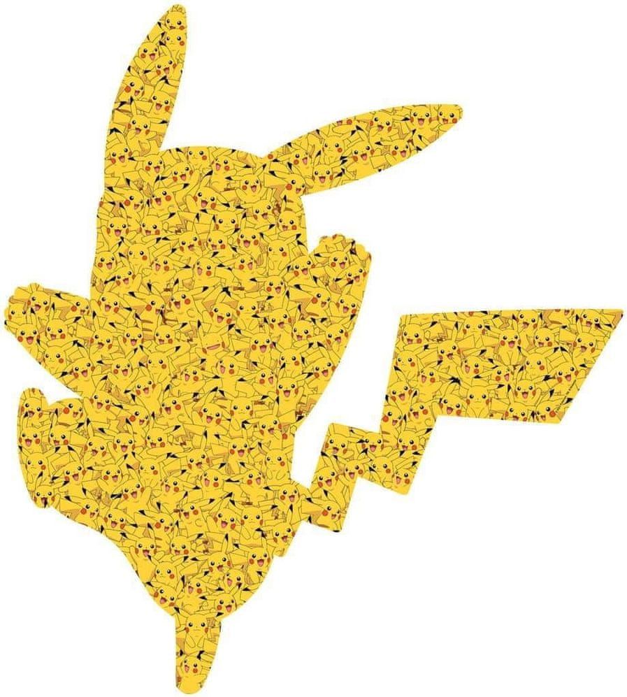 Ravensburger Tvarové puzzle Pokémon Pikachu 727 dílků - obrázek 1