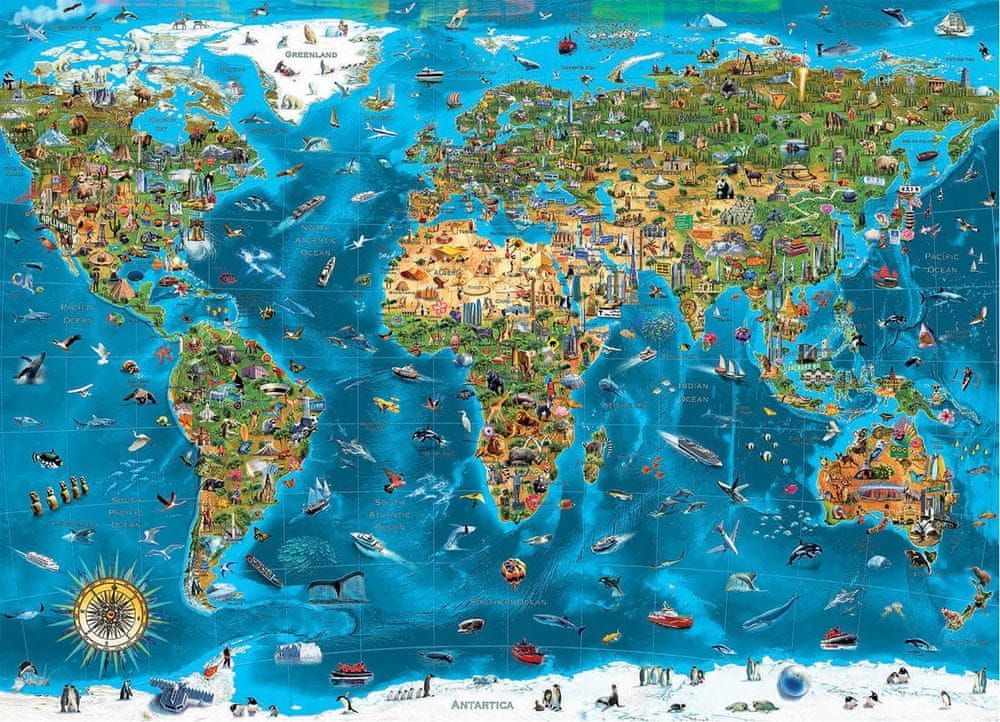 Educa Puzzle Zázraky světa 12000 dílků - obrázek 1