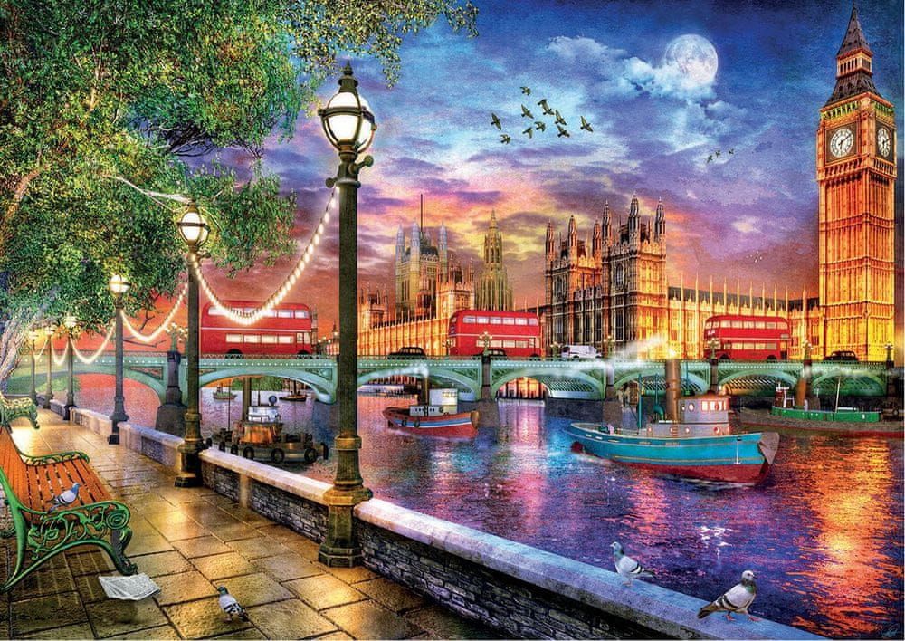 Educa Puzzle Londýn při západu slunce 2000 dílků - obrázek 1