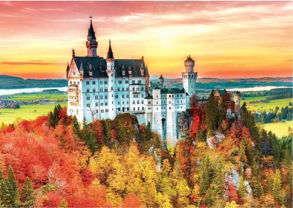 Educa Puzzle Podzim v Neuschwansteinu 1500 dílků - obrázek 1