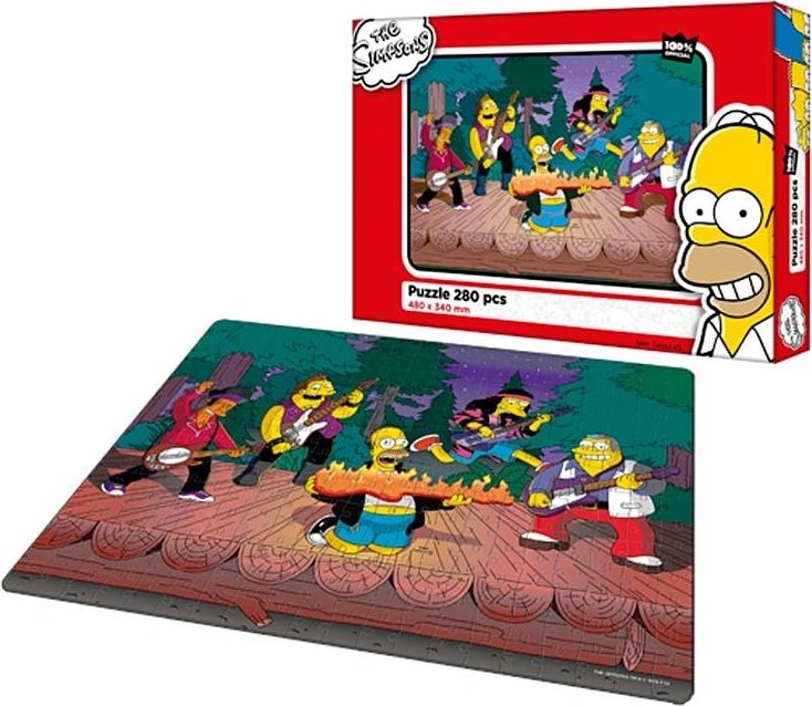 Puzzle The Simpsons 280 dílků - obrázek 1