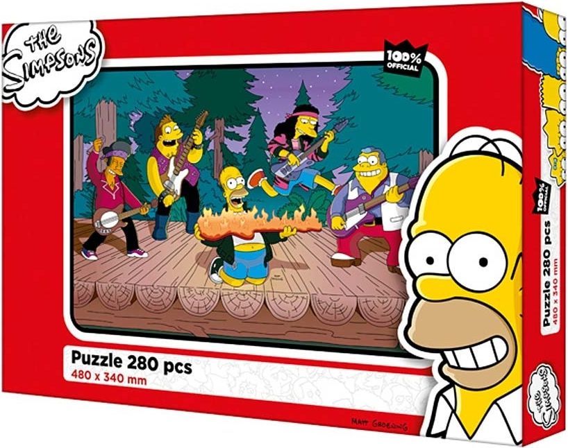 Puzzle The Simpsons 280 dílků - obrázek 2