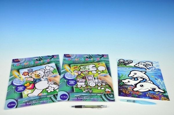 SMT Creatoys Kouzelné malování ŠTĚTCEM NAPLNĚNÝM VODOU medvídek - obrázek 1