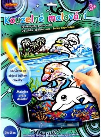 SMT Creatoys Kouzelné malování ŠTĚTCEM NAPLNĚNÝM VODOU medvídek - obrázek 2