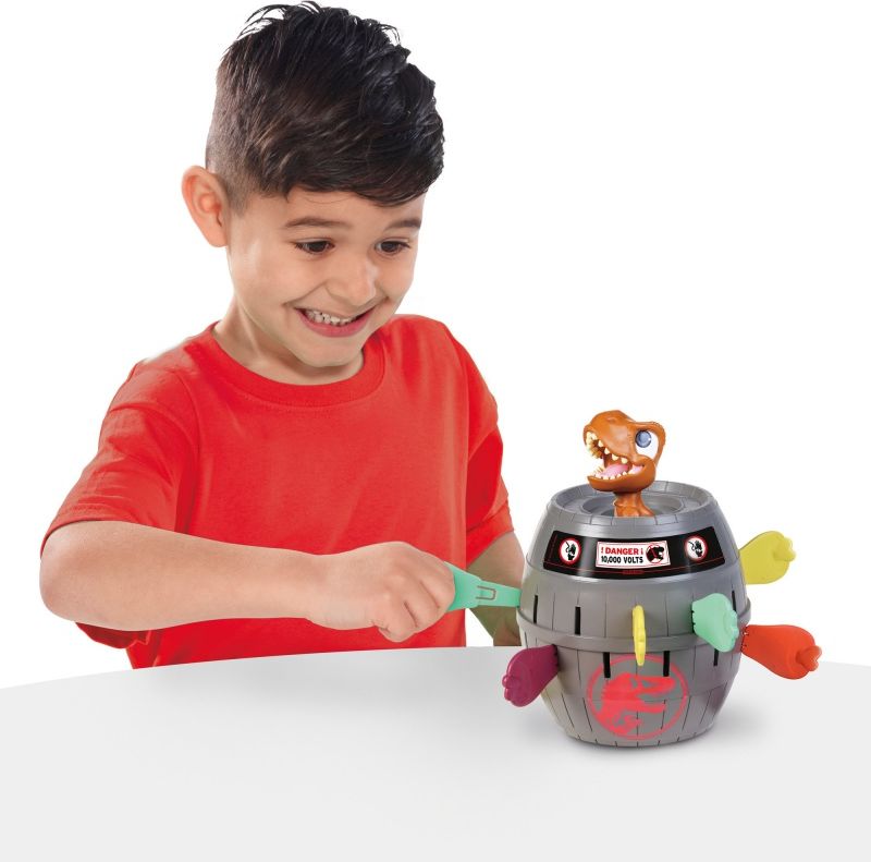 TOMY - Jurský svět - Společenská hra Vyskakovací T-Rex - obrázek 3