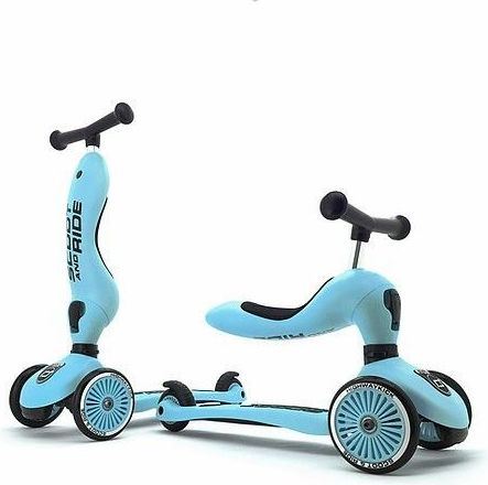 Scoot & Ride Skládací koloběžka 2v1 Highwaykick 1 Blueberry 2021 - obrázek 1