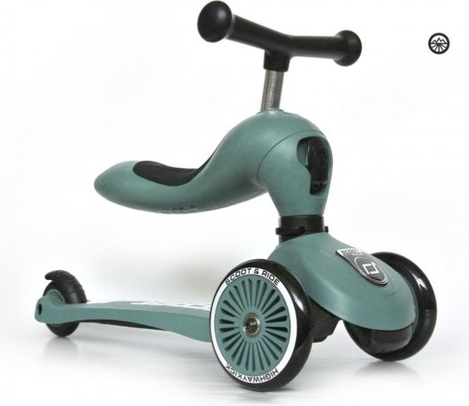 Scoot & Ride Skládací koloběžka 2v1 Highwaykick 1 Peach 2021 - obrázek 2
