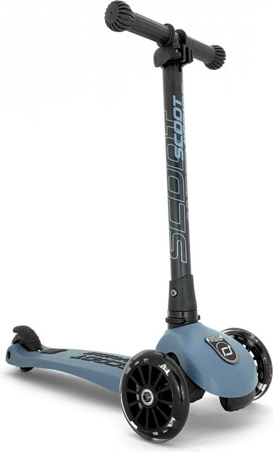 Scoot & Ride Koloběžka Highwaykick 3 LED Steel 2021 - obrázek 1